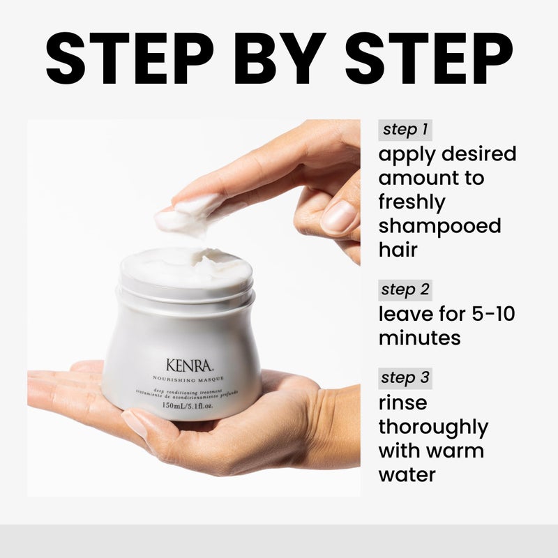 Kenra Nourishing Masque | Deep Conditioning Treatment | Replenishes Moisture & Conditions | Repairs & Rejuvenates Dry, Damaged Hair | Provides Radiant Shine| All Hair Types | 5.1 fl. Oz (2-Pack) - Image 4